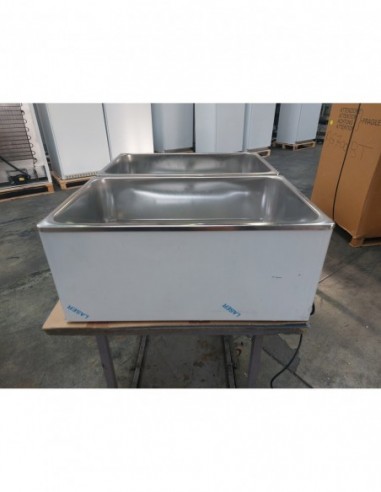 Bain-Marie Gn 2/1 Avec Vidange - Gamme Cbs - 2X 21 L - 230 V - Acbm153 - Jamais utilisé