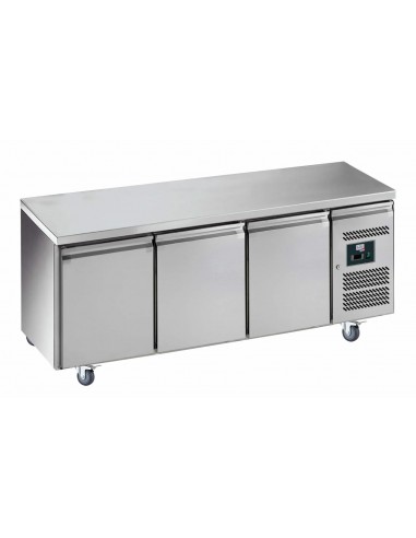 DESSERTE REFRIGEREE INOX CENTRALE, -2/+8°C